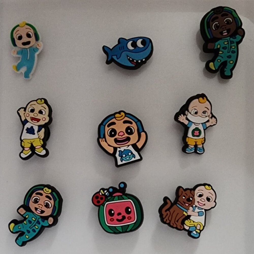 Cocomelon Croc rubber shoe jibbit charms